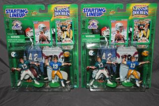 Kenner Starting Lineup Classic Doubles 1998 Dan Marino Dolphins / Pittsburgh