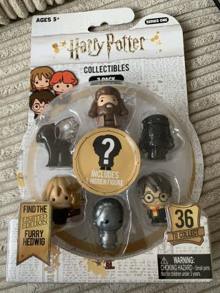 Harry Potter Collectibles 7 Pack Series One Includes 1 Hidden Figure Rare