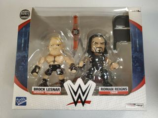 The Loyal Subjects Wwe Brock Lesnar & Roman Reigns 2018 Sdcc Exclusive Figure