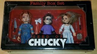 Neca 2004 Seed Of Chucky Tiffany Glen Family Box Set Reel Toys
