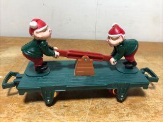 North Pole Christmas Express Train Toy State - Animated Elf Car - Vintage 1992