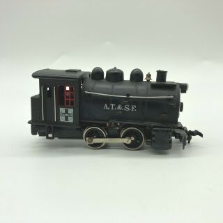Vintage Life - Like Ho Scale At&sf Santa Fe 0 - 4 - 0 Steam Locomotive Model Train Nr