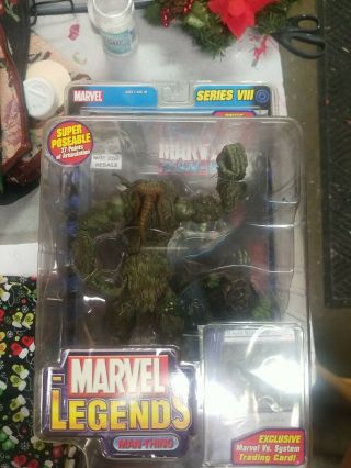 Marvel Legends: Man - Thing,  Comic Book,  Vs.  System Trading Card - Series Viii