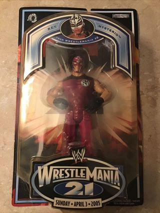 Rey Mysterio Wwe Wrestling Wrestlemania 21 Pay Per View 2004 Action Figure Rare