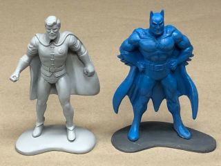 Batman And Robin 4 Up Scale Prototype Solid Resin Figures Ertl Die Cast