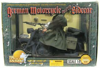 21st Century Ultimate Soldier Wwii German Motorcycle With Sidecar 1:6 Scale