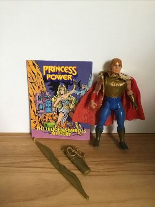 1984 Motu She - Ra Princess Of Power Bow Action Figure Cape Arrows Bow Comic