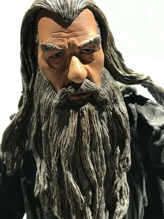 Neca Lord Of The Rings Gandalf Gray 20” Epic Scale Talking Figure 2005 Reel Toy