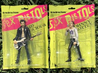 Medicom Toy Sex Pistols Ultra Detail Figures Johhny Rotten & Sid Vicious
