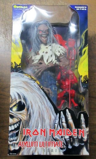 Iron Maiden Art Asylum Ultimate Series Eddie 18 " Figure Toy 2002 Nib