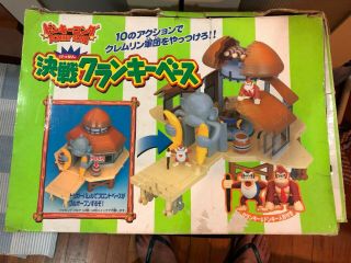 Nintendo Takara Donkey Kong Country Cranky Base Set Complete Figure Japan Rare
