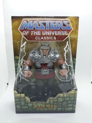 2012 Ram Man Mattel Motu Motuc Masters Of The Universe Classics W/ Box A27