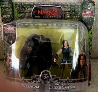 Narnia Castle Raid Prince Caspian,  Wer - Wolf Figures 3.  75 " Jakks Pacific Series 1