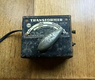 Vintage Louis Marx Toy Train Transformer 110 - 120 Volts 50 Watts 60 Cycles.