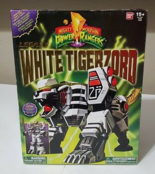 Bandai Legacy Mighty Morphin Power Rangers White Tigerzord