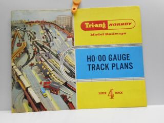 Vintage - Triang - Hornby Model Railways - Ho/oo Gauge Track Plans Booklet 60 