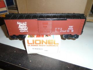Lionel 6 - 9423 York,  Haven & Hartford Rr Boxcar O
