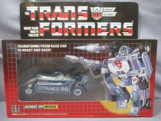 Transformers G1 Mirage Complete Autobot Vintage 1984 Pre Rub