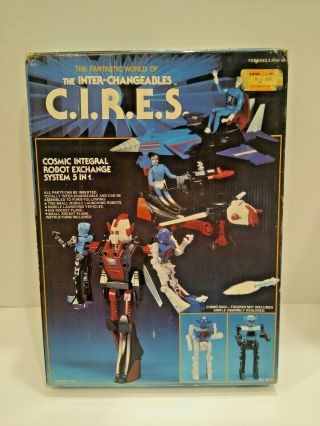 Rare 1978 Takara Inter - Changeables C.  I.  R.  E.  S.  Complete