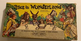 Vintage Spear’s Games Alice In Wonderland Board Game