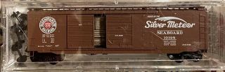 N - Scale Model Railroad Car.  Micro Trains Seaboard Air Line Sal Silver Meteor