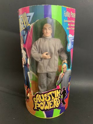 Austin Powers Dr.  Evil & Mr.  Bigglesworth Doll Action Figure Line Prod.  1998