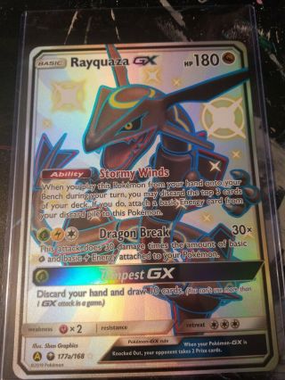 Pokemon Jumbo/oversized Card Gx Rayquaza 177a/168