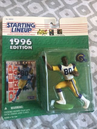 Nfl Starting Lineup 1996 Edition St.  Louis Rams Isaac Bruce Football Player Toy