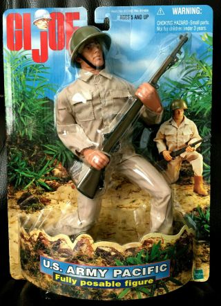 1998 Gi Joe Armed Services U.  S.  Army Wwii Pacific 12 " Figure Hasbro 81499
