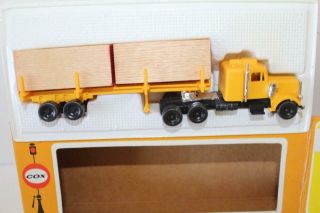 Cox Ho Scale Tractor/ Trailer With Lumber Load (6231 - 6)