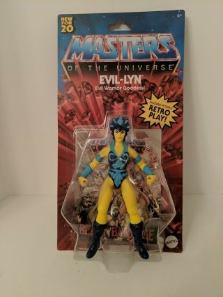 Nib 2020 Masters Of The Universe Origins Walmart He - Man Evil - Lyn Motu