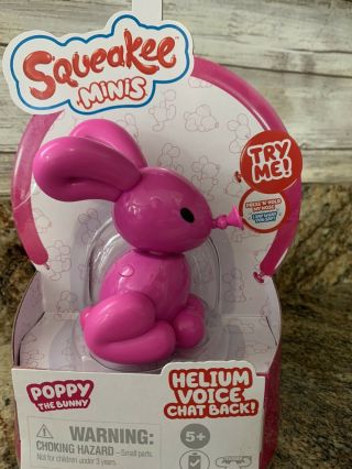 Squeakee Minis Poppy Bunny Balloon Puppy
