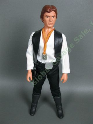 Complete Star Wars 1978 Han Solo 12 " Inch Figure Medal Of Honor Blaster