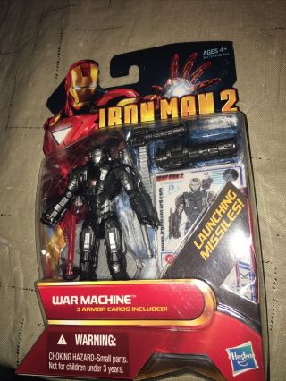 2009 Iron Man 2 Movie Series 12 War Machine 3.  75 " Launching Missles Moc