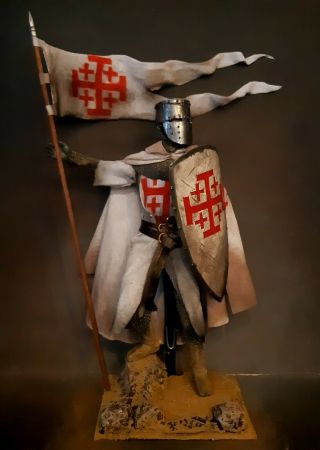 12 " Custom Medieval Knight Of The Order Of The Holy Sepulchre 1/6 Figure Ignite
