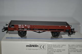 Marklin 46061 Db 2 - Axle Low - Sided Car Cl X 05 - Ln  Box
