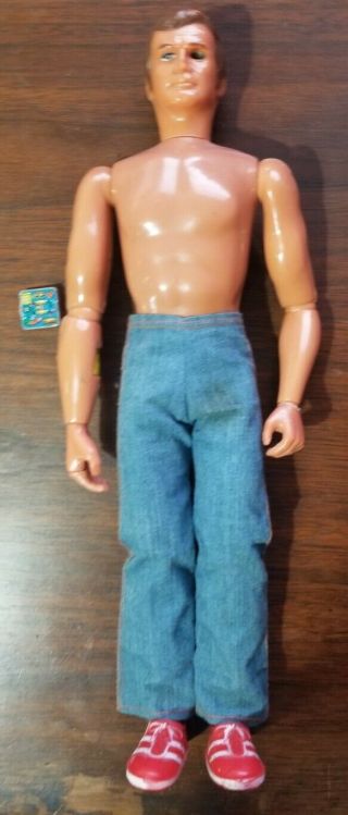 1978 Biosonic Six Million Dollar Man Kenner Steve Austin Action Figure Doll 3rd