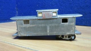 O Scale 2 Rail Built Metal Wood Caboose To Complete 7 1/2 " 597449