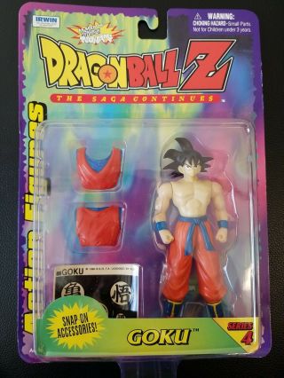 Goku 5 " Action Figure Irwin Dragon Ball Z Series 4 1999 Funimation