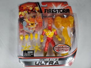 Mattel Dc Comics Firestorm Total Heroes Ultra Action Figure,  Nib (mattel,  2014)