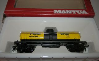 Mantua Ho Scale Penn Salt 67966 Heavy Tank Car 732 - 095