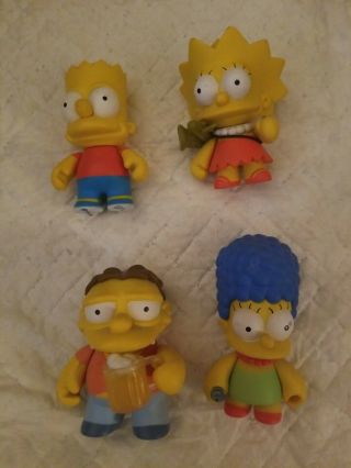 Kidrobot X Simpsons Series 1 Figures Set Of 4