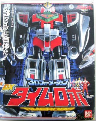 Bandai 3d Formation Dx Time Robo Power Rangers Time Force Timeranger From Japan