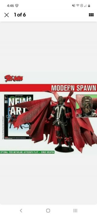 Modern Spawn 7 " Action Figure By Mcfarlane Kickstarter Look