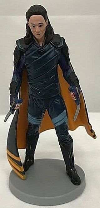Disney Store Avengers Loki Figurine Cake Topper Marvel Toy Thor Ragnarok