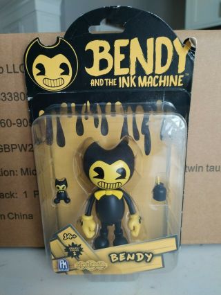 Bendy And The Ink Machine Series 2 Action Figure Yellow In Package Worn