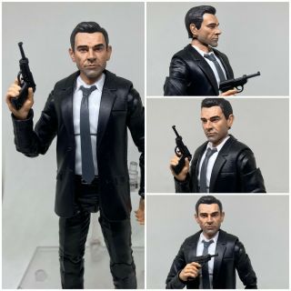 Custom 1:12 Marvel Legends 6” James Bond Movie 007 Sean Connery Figure