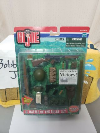 Nib 2000 Gi Joe Wwii Us Army Battle Of The Bulge Battle Gear Hasbro