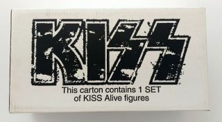 Kiss Band Mcfarlane Alive Action Figure Box Set Gene Ace Peter Paul