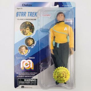 Star Trek Chekov 8 " Mego Limited Edition Figure 5017 Of 10000